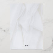 White/Gold Foil Table Kaart nr. 1 (Achterkant)