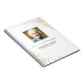 White Gold Funeral condolence | Foto Memorial Notitieboek (Rechterzijde)