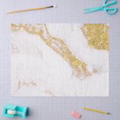 White gold glitter marble ceramic tile tissuepapier (Craft)