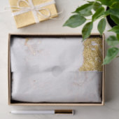 White gold glitter marble ceramic tile tissuepapier (Geschenk)