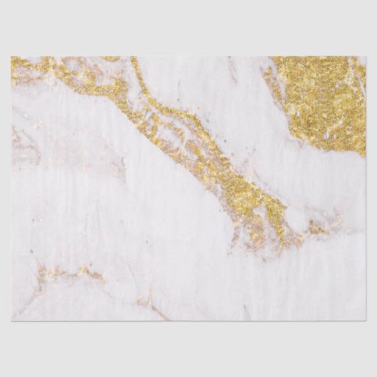 White gold glitter marble ceramic tile tissuepapier (Voorkant)