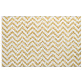 White Gold Glitter Zigzag Stripes Chevron Pattern Stof (Fat Quarter)