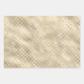 White Gold Hearts    Inpakpapier Vel (Voorkant 2)