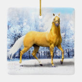 "White & Gold" Keramisch Ornament (Achterkant)