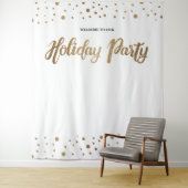 White Gold kerstcompany Holiday Backdrop Wandkleed