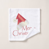 White Gold Kerstmis Bad Handdoek (Wasdoekje)