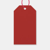 White Gold Kerstmis Cadeaulabel (Achterkant)