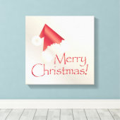 White Gold Kerstmis Canvas Afdruk (Insitu (Houten vloer))
