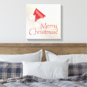 White Gold Kerstmis Canvas Afdruk (Insitu (Slaapkamer))