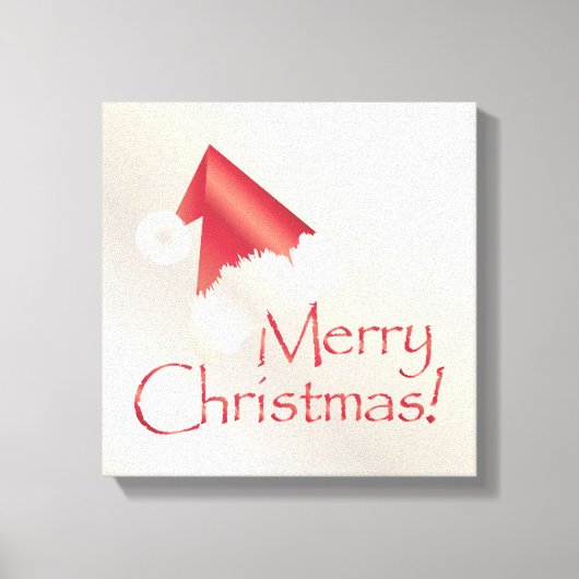 White Gold Kerstmis Canvas Afdruk (Voorkant)