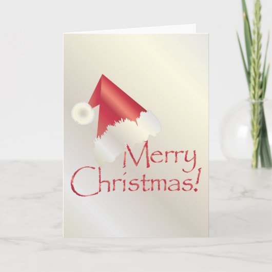 White Gold Kerstmis Feestdagen Kaart (Voorkant)