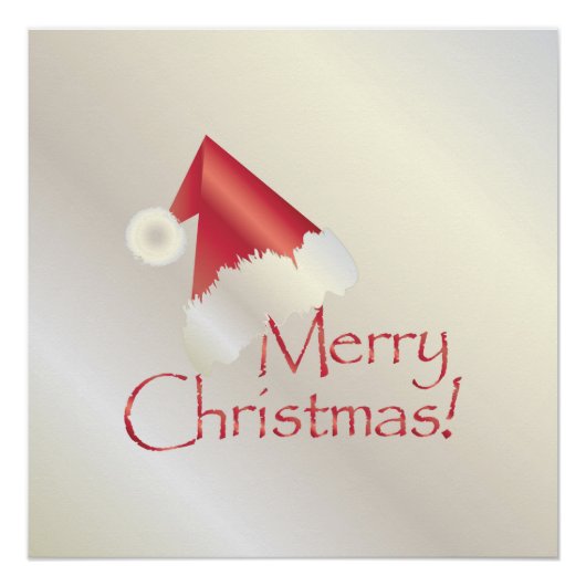 White Gold Kerstmis Poster (Voorkant)