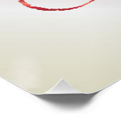 White Gold Kerstmis Poster (Hoek)