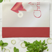 White Gold Kerstmis Theedoek (Gevouwen)