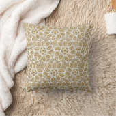 WHITE GOLD LACE DOUBLESIED Cushion Kussen (Deken)