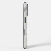 White Gold Marble Luxury Elegant Case (Achterkant / Rechts)