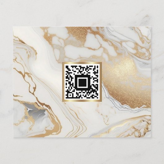 White Gold Marble Makeup Artist Foto Elegant Flye Flyer (Achterkant)