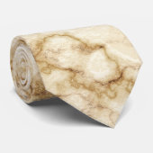 White Gold Marble Professional stijlvol Stropdas (Opgerold)