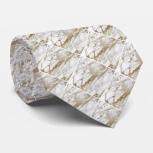 WHITE GOLD MARBLED ABSTRACT OCEAAN STROPDAS