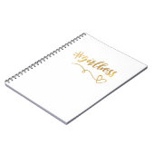White + Gold #meisjesnotebook/Journal Notitieboek (Linkerzijde)