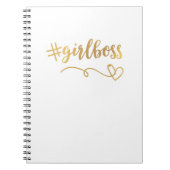 White + Gold #meisjesnotebook/Journal Notitieboek (Voorkant)