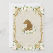 White & Gold Mexican Girl is van Cinco Party Kaart (Achterkant)