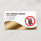 White Gold Pest Control Service Visitekaartje (Voorkant)