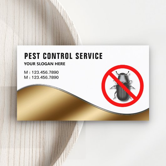 White Gold Pest Control Service Visitekaartje