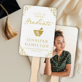 White Gold Photo Pharmacy School Afstuderen Handwaaier