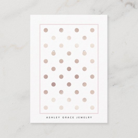 White Gold Pink, die een rendy DisplayCard verdien Visitekaartje (Voorkant)