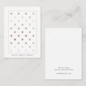 White Gold Pink, die een rendy DisplayCard verdien Visitekaartje (Voorkant / Achterkant)
