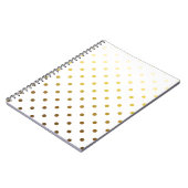 White Gold Polka Dot Notitieboek (Linkerzijde)