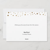 White Gold Prettige feestdagen Company kerst Feestdagenkaart (Achterkant)