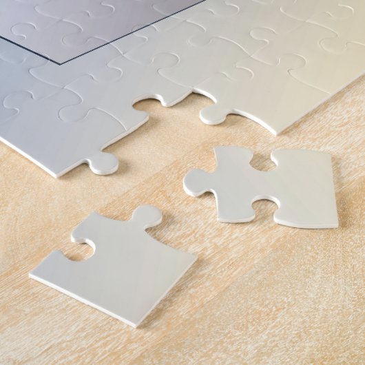 White gold rays legpuzzel (Zijkant)