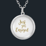 White & Gold Script is net ingeschakeld Zilver Vergulden Ketting<br><div class="desc">.</div>