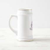 White/Gold Stein Bierpul (Links)