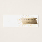 White Gold Stud die juwelen-kaart verdient Mini Visitekaartjes (Voorkant)