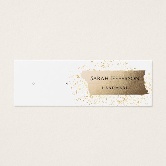 White Gold Stud die juwelen-kaart verdient Mini Visitekaartjes (Voorkant)