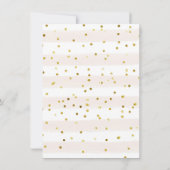 White Gold Tea Party Dinosaur 1e verjaardag Kaart (Achterkant)