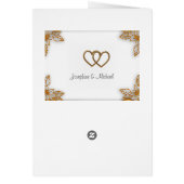 White Gold Wedding Menu (Achterkant)