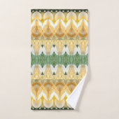 White Gold Yellow en Greens Bad Handdoek (Handdoek)