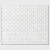 White & Gold Zodiac Leo Astrology Star Sign Cadeaupapier (Vlak)