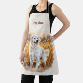 White Golden Retriever Dog Schort (Insitu)