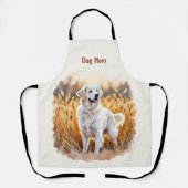 White Golden Retriever Dog Schort (Voorkant)