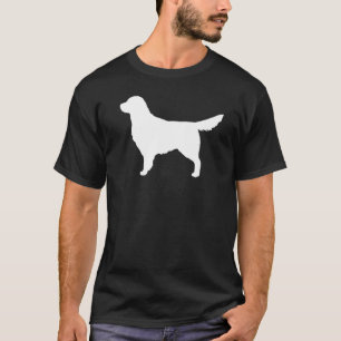 White Golden Retriever Silhouette(S) T-shirt