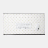 White | Golden Zinnia Sun Bureaumat (Keyboard & Muis)