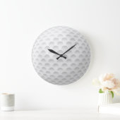 White Golf Ball Design Grote Klok (Huis)