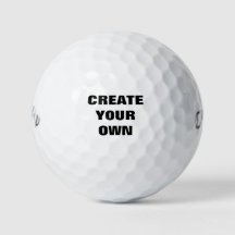 White Golf Ball - Voeg je eigen design toe