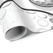 White Golf Party Cadeaupapier (Rol Hoek)