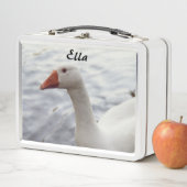 White Goose and Wood Duck (In situ)